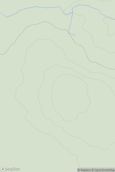 Thumbnail image for Castle Hill [The River Tees to The Wash] [SK516882] showing contour plot for surrounding peak